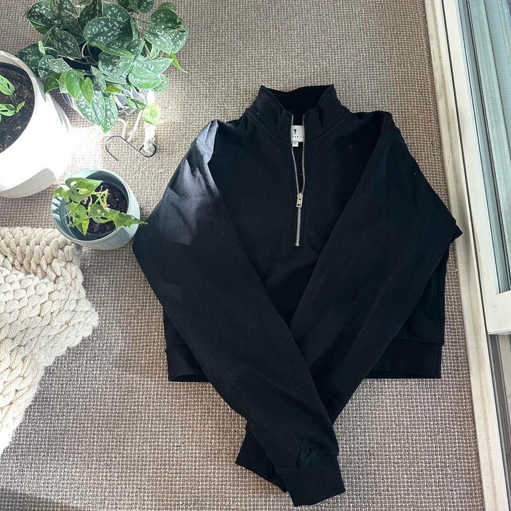 Women's American Tall Cropped Black Jacket